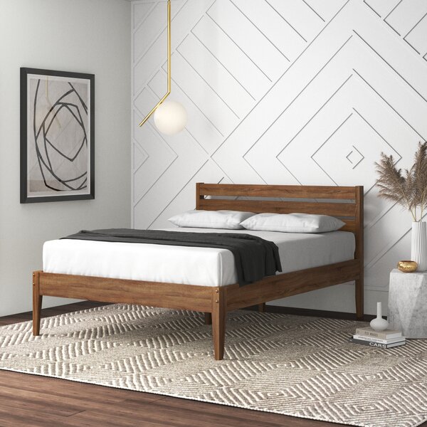 Jennett Solid Wood Slat Bed